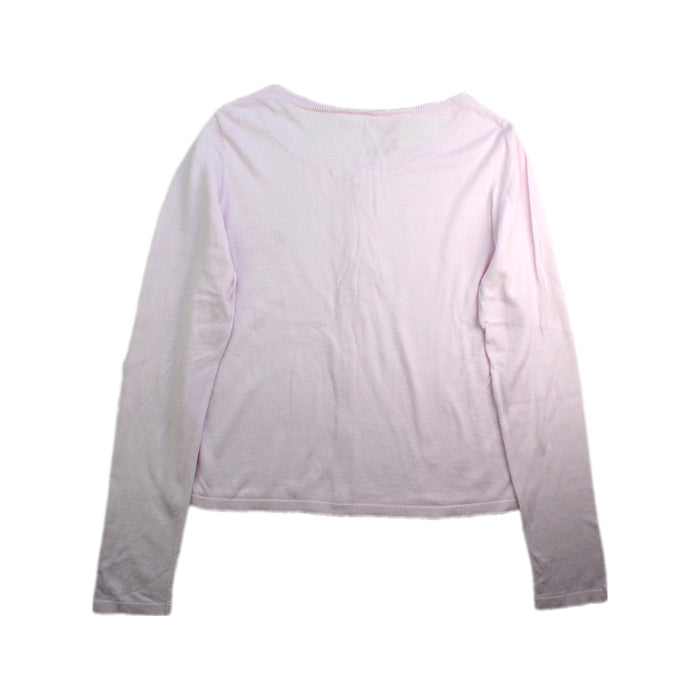 A Pink Cardigans from Bonpoint in size 10Y for girl. (Back View)