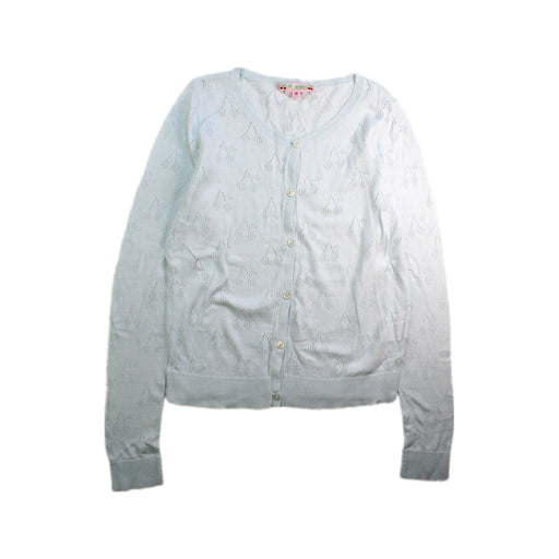 A White Cardigans from Bonpoint in size 10Y for girl. (Front View)