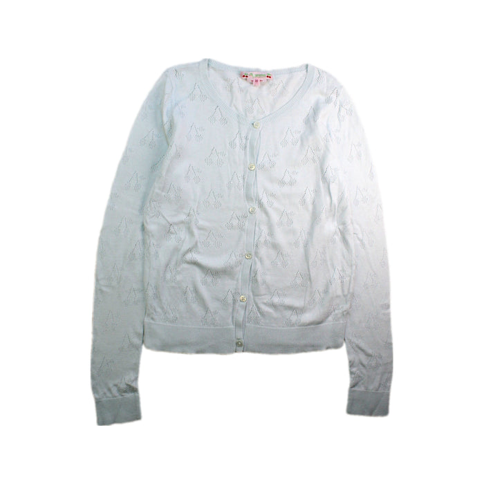 A White Cardigans from Bonpoint in size 10Y for girl. (Front View)