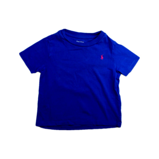 A Blue Short Sleeve T Shirts from Ralph Lauren in size 18-24M for neutral. (Front View)