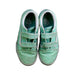 A Green Sneakers from Vans in size 7Y for girl. (Back View)