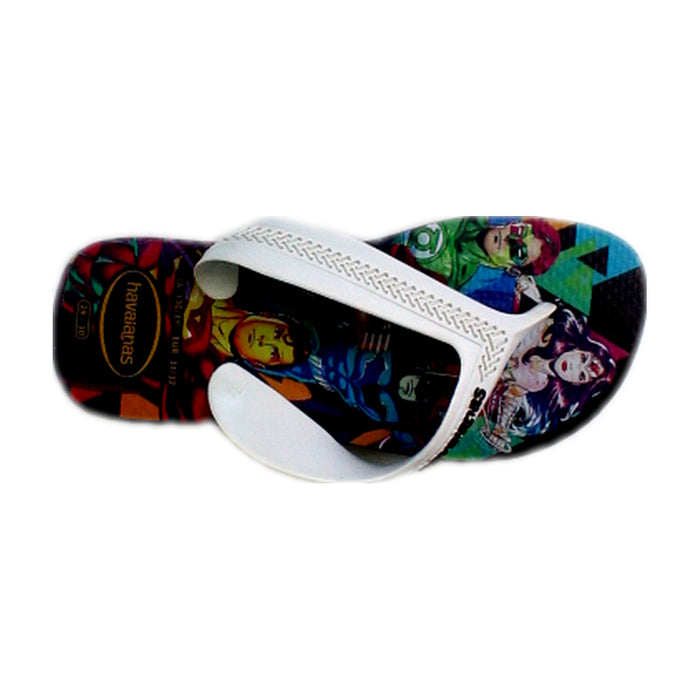 A Multicolour Flip Flops from Havaianas in size 6T for boy. (Front View)
