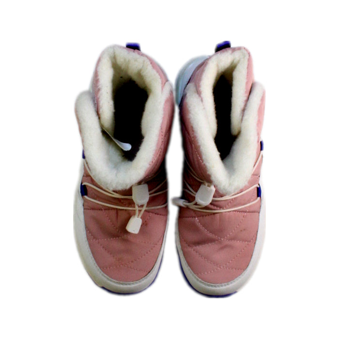 A Pink Ski Boots from Moody Tiger in size 7Y for girl. (Back View)