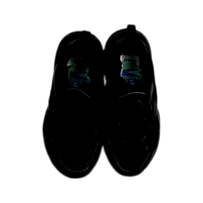 A Black Sneakers from Skechers in size 7Y for boy. (Back View)