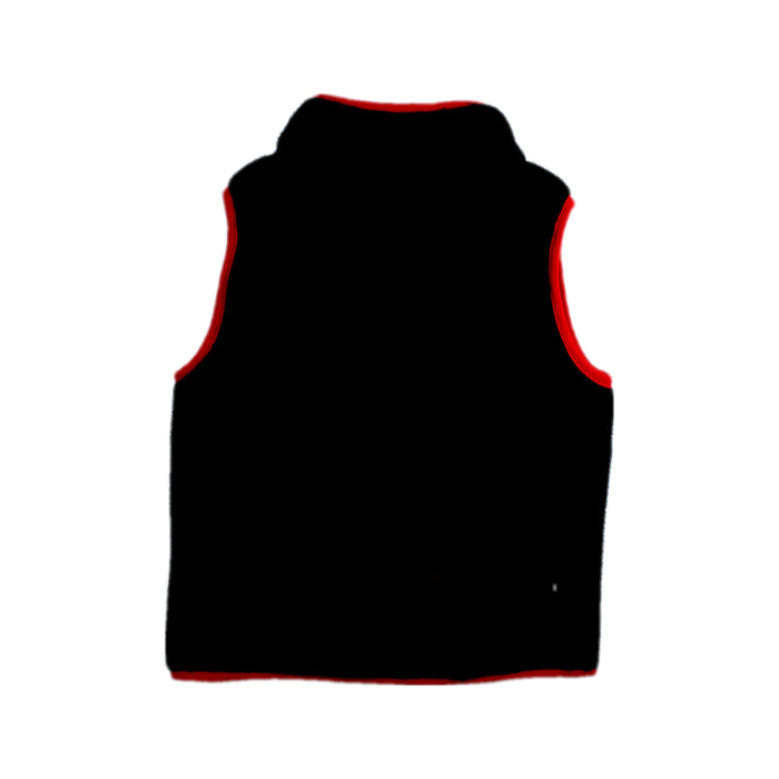 A Black Outerwear Vests from Puma in size 5T for boy. (Back View)