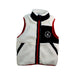 A White Outerwear Vests from Air Jordan in size 5T for boy. (Front View)