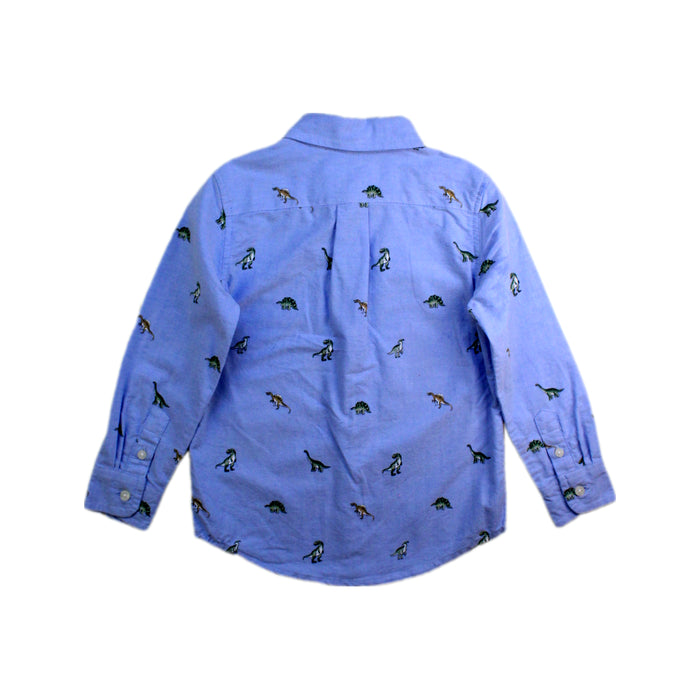 A Blue Long Sleeve Shirts from Janie & Jack in size 3T for boy. (Back View)