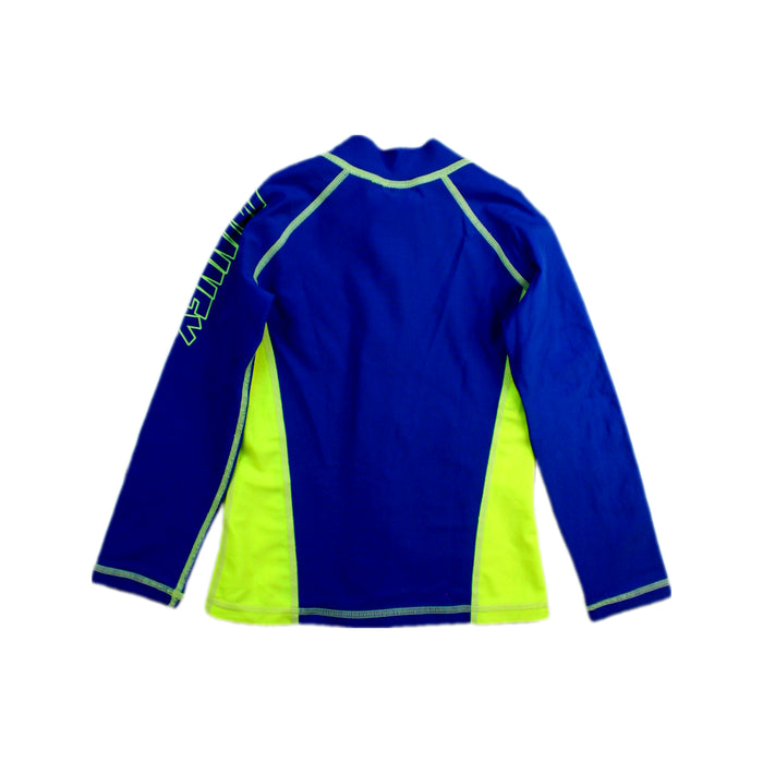 A Blue Rash Guards from Minnex in size 2T for neutral. (Back View)