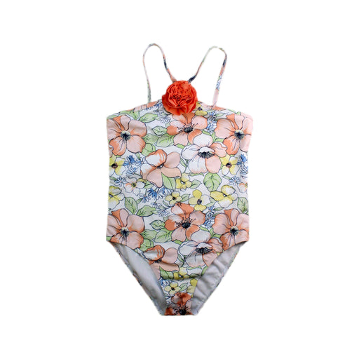A Multicolour Swimsuits from Janie & Jack in size 10Y for girl. (Front View)