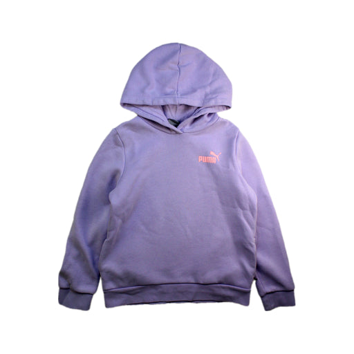 A Purple Hooded Sweatshirts from Puma in size 7Y for neutral. (Front View)