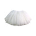 A White Tulle Skirts from Momonittu in size 6T for girl. (Back View)