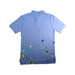 A Blue Short Sleeve Polos from Polo Ralph Lauren in size 10Y for boy. (Back View)