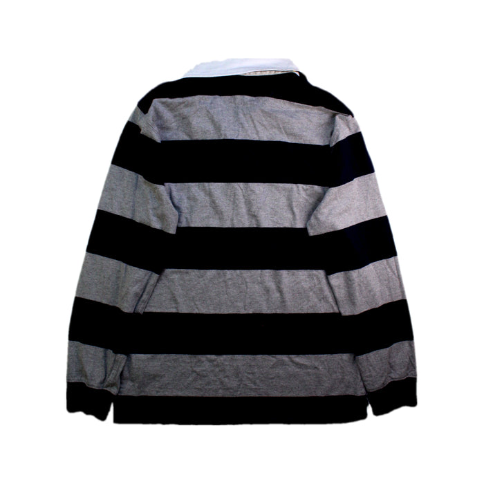 A Grey Long Sleeve Polos from Polo Ralph Lauren in size 14Y for boy. (Back View)