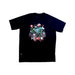 A Black Short Sleeve T Shirts from Under Armour in size 13Y for boy. (Front View)