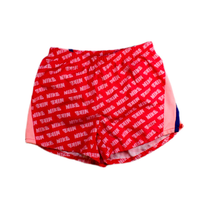 A Red Shorts from Nike in size 6T for girl. (Front View)