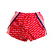 A Red Shorts from Nike in size 6T for girl. (Back View)