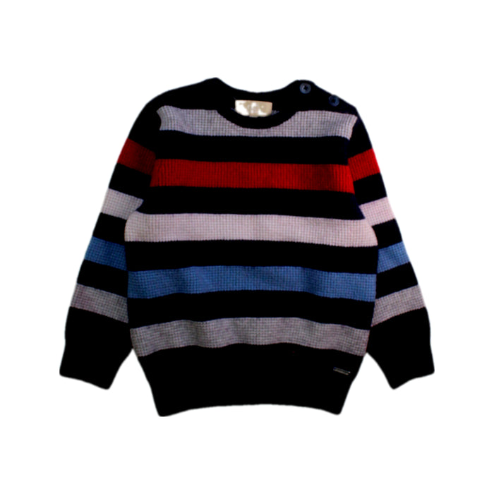A Black Knit Sweaters from Chickeeduck in size 5T for boy. (Front View)