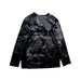 A Black Rash Guards from Patagonia in size 7Y for boy. (Back View)