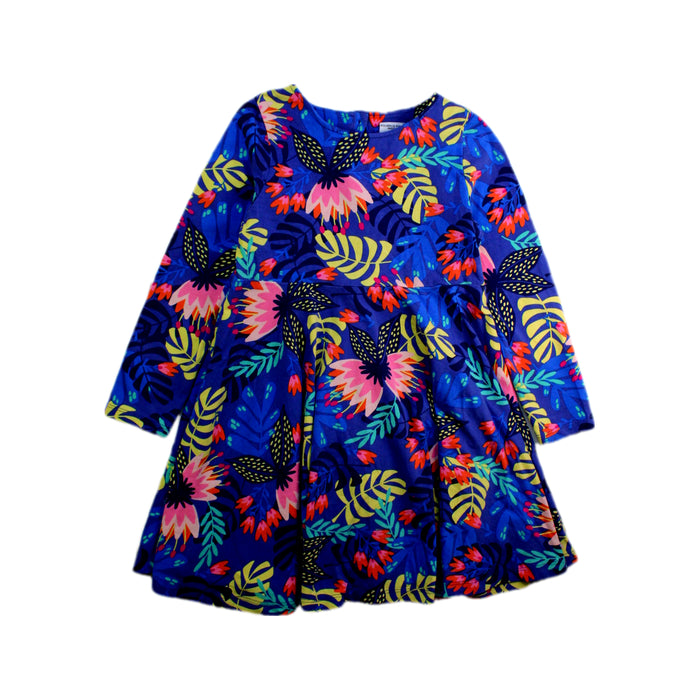 A Multicolour Long Sleeve Dresses from Polarn O. Pyret in size 2T for girl. (Front View)