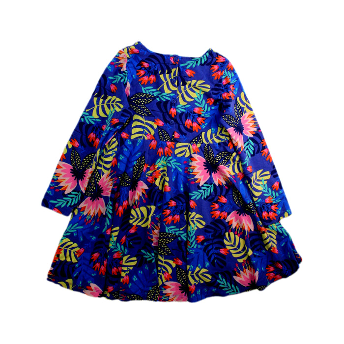A Multicolour Long Sleeve Dresses from Polarn O. Pyret in size 2T for girl. (Back View)