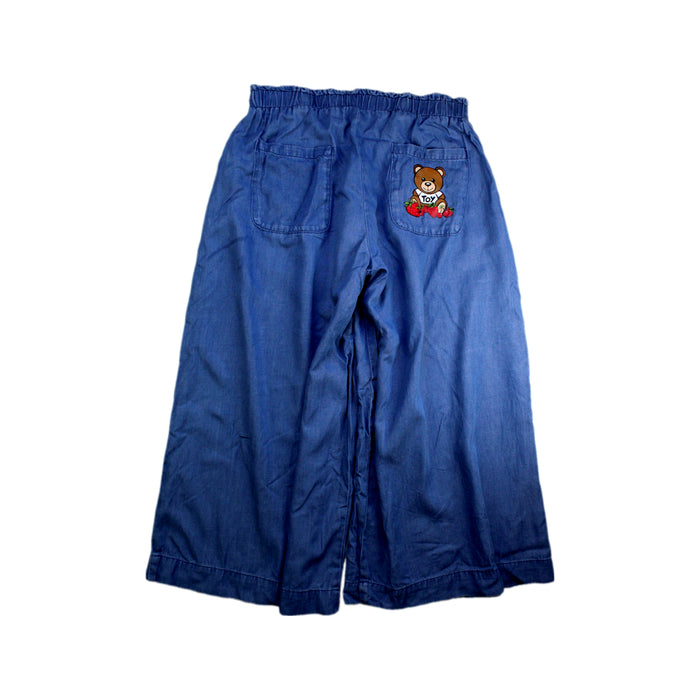 A Blue Casual Pants from Moschino in size 12Y for girl. (Back View)