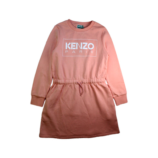 A Pink Long Sleeve Dresses from Kenzo in size 10Y for girl. (Front View)