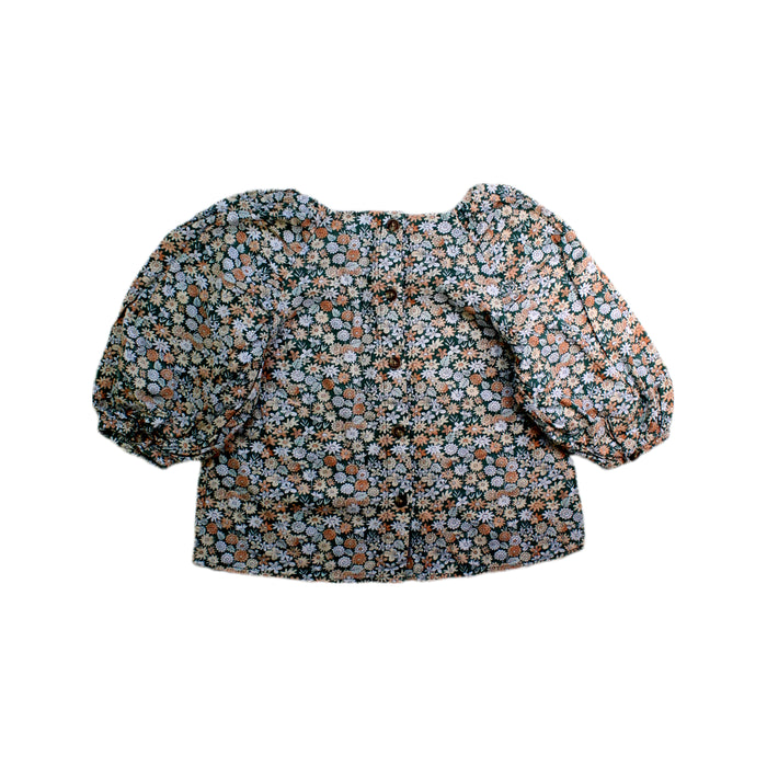 A Multicolour Long Sleeve Tops from Seed in size 7Y for girl. (Back View)