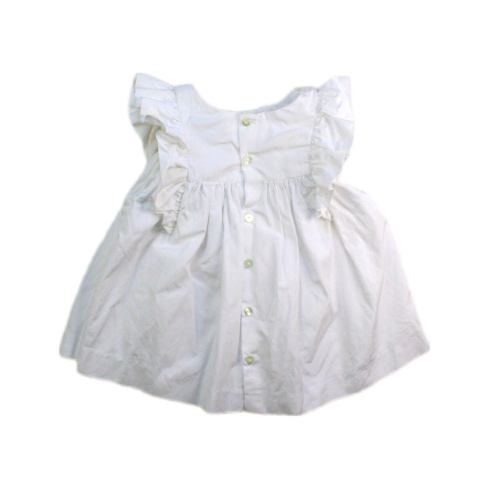 A White Sleeveless Dresses from Jacadi in size 18-24M for girl. (Back View)