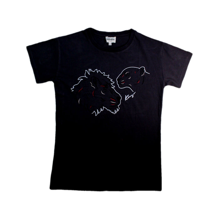 A Black Short Sleeve T Shirts from Kenzo in size 12Y for boy. (Front View)