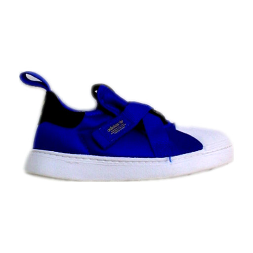 A Blue Sneakers from Adidas in size 18-24M for boy. (Front View)