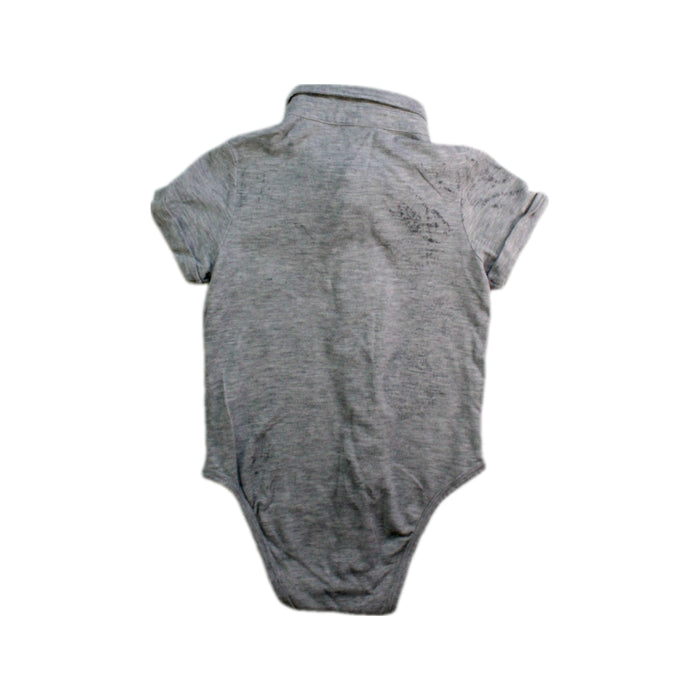 A Grey Short Sleeve Bodysuits from Nicholas & Bears in size 12-18M for boy. (Back View)