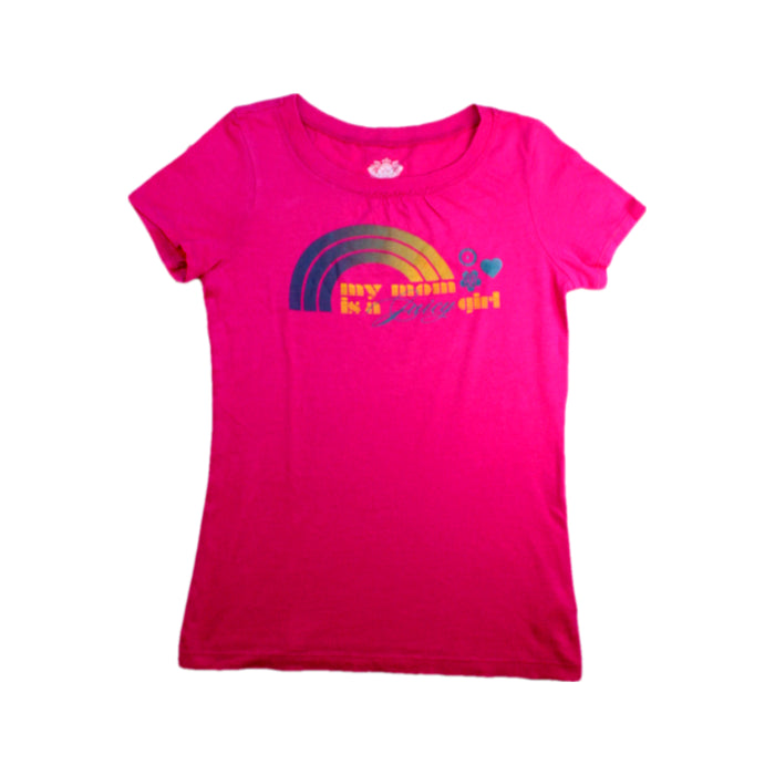 A Pink Short Sleeve T Shirts from Juicy Couture in size 10Y for girl. (Front View)