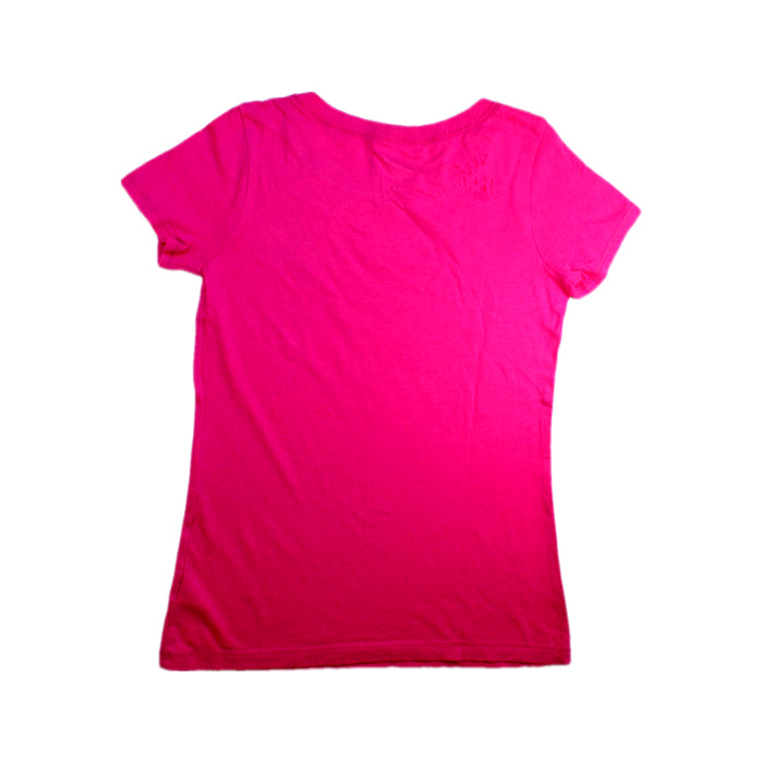 A Pink Short Sleeve T Shirts from Juicy Couture in size 10Y for girl. (Back View)