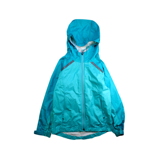 A Teal Rain Jackets from L.L.Bean in size 5T for neutral. (Front View)