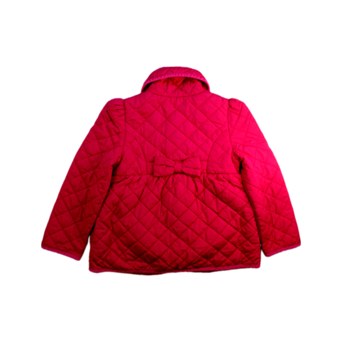 A Pink Puffer/Quilted Coats & Outerwear from Polo Ralph Lauren in size 5T for girl. (Back View)