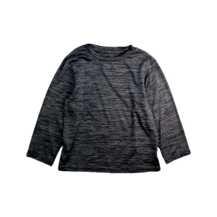 A Black Long Sleeve T Shirts from Champion in size 4T for boy. (Front View)