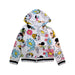 A Multicolour Lightweight Jackets from Monnalisa in size 6T for girl. (Front View)