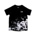 A Black Short Sleeve T Shirts from Under Armour in size 8Y for boy. (Front View)