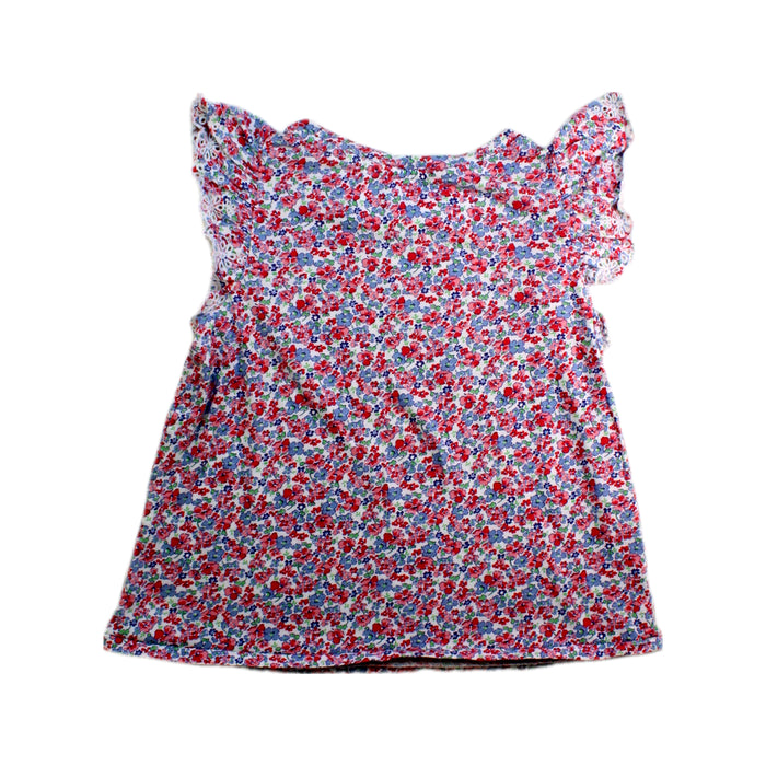 A Red Sleeveless Tops from Polo Ralph Lauren in size 7Y for girl. (Back View)