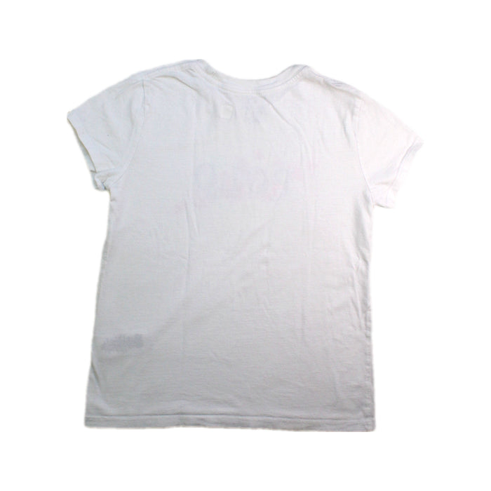 A White Short Sleeve T Shirts from Polo Ralph Lauren in size 8Y for girl. (Back View)