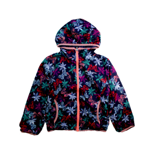 A Multicolour Rain Jackets from Columbia in size 6T for girl. (Front View)