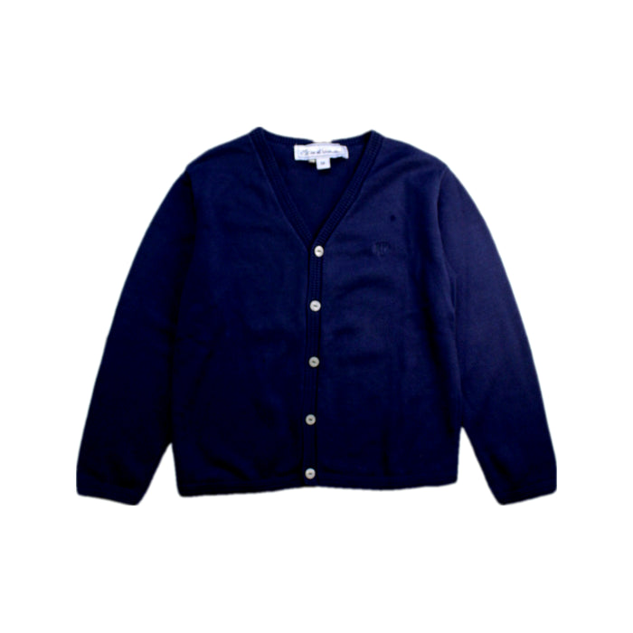 A Navy Cardigans from Tartine et Chocolat in size 5T for girl. (Front View)