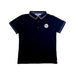 A Navy Short Sleeve Polos from Tartine et Chocolat in size 8Y for boy. (Front View)