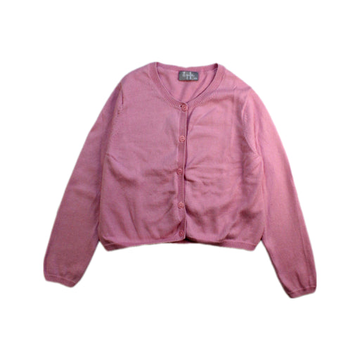 A Pink Cardigans from Il Gufo in size 4T for girl. (Front View)