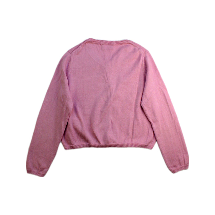 A Pink Cardigans from Il Gufo in size 4T for girl. (Back View)