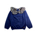 A Blue Knit Sweaters from Laranjinha in size 4T for girl. (Front View)