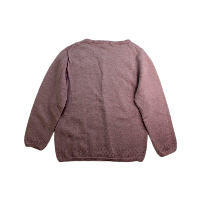 A Brown Cardigans from Knot in size 5T for girl. (Back View)