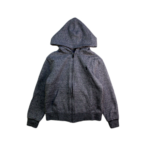 A Grey Hooded Sweatshirts from Polo Ralph Lauren in size 6T for neutral. (Front View)
