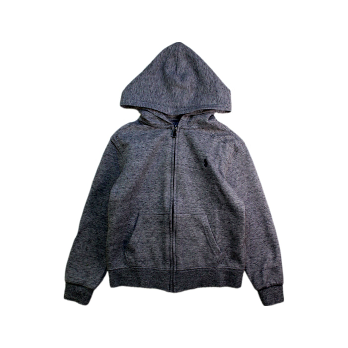 A Grey Hooded Sweatshirts from Polo Ralph Lauren in size 6T for neutral. (Front View)