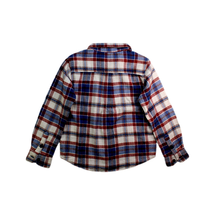 A Multicolour Long Sleeve Shirts from Petit Bateau in size 6T for boy. (Back View)